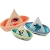 Set 3 barquitos para baño Jungla