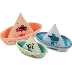 Set 3 barquitos para baño Jungla