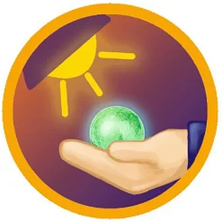 Set 3 canicas brilla en la oscuridad