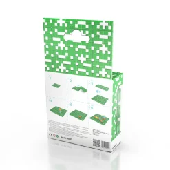 Set 6 placas base Meli basic color verde soporte construcciones