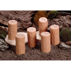 Set 6 rodillos para modelar amigos del bosque