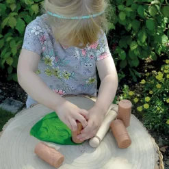 Set 6 rodillos para modelar amigos del bosque