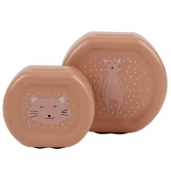 Set 2 tarteras 150ml y 300ml gato cierre clip