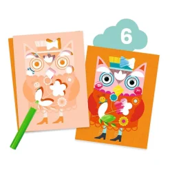 Set actividades creativas El gato y sus amigos