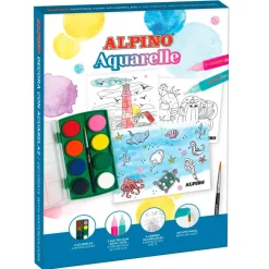 Set Alpino Aquarelle decora con acuarelas