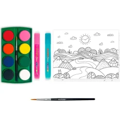 Set Alpino Aquarelle decora con acuarelas