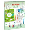 Set Alpino dino decora con rotuladores y pegatinas