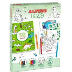 Set Alpino dino decora con rotuladores y pegatinas