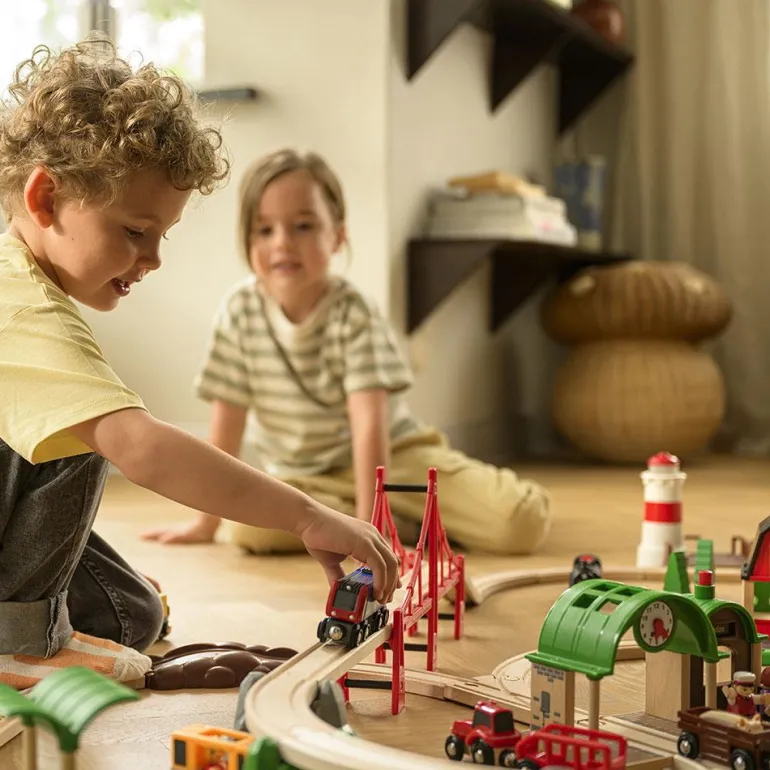 Set circuito de tren deluxe madera
