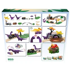 Set circuito tren aventuras jurásicas dinosaurios