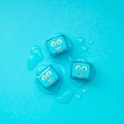 Set cubos azules con luz 4 unidades Glo Pals