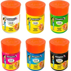 Set de 6 botes de témpera 50ml con pincel P´tit Pot Gouache