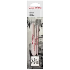 Set de 4 difuminos y goma de borrar