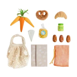 Set de alimentos tela compra semanal