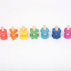 Set de tornillos y tuercas de madera