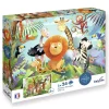 Set dos puzzles Animales salvajes 24 piezas Calypto