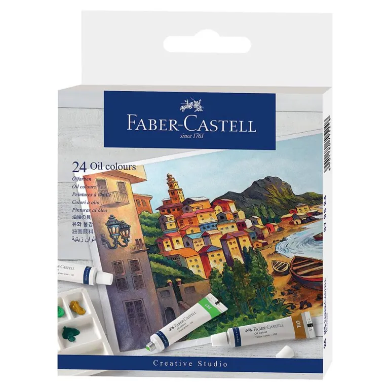 Set óleo 24 colores en tubo de 9ml. Faber Castell