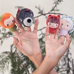 Set marionetas dedo Caperucita roja