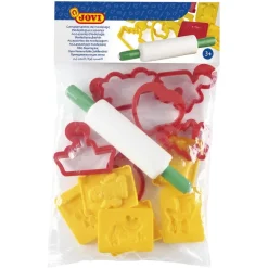 Set moldes y rodillo para plastilina Jovi