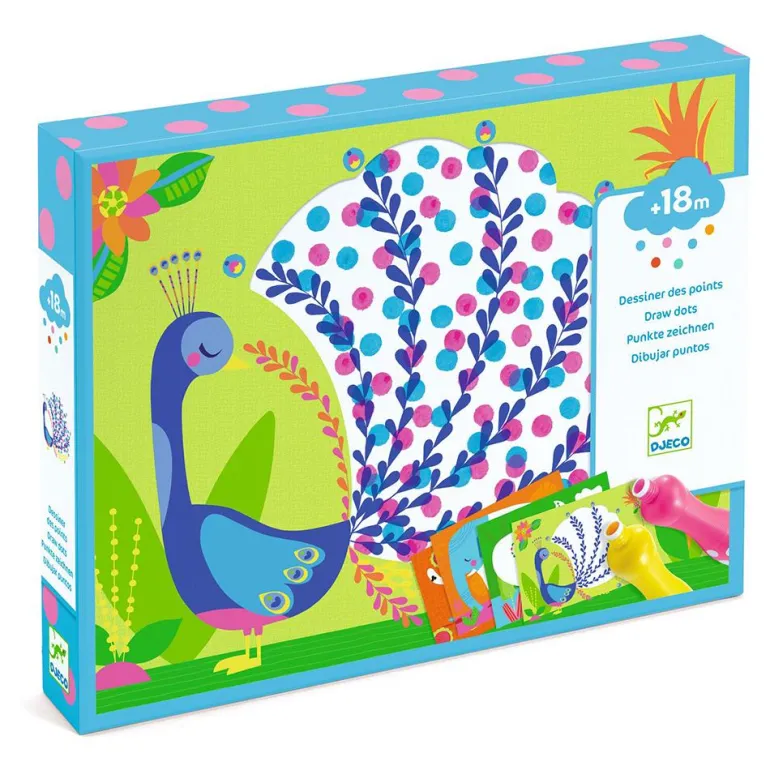 Set para colorear con puntos ¡Y punto pelota!