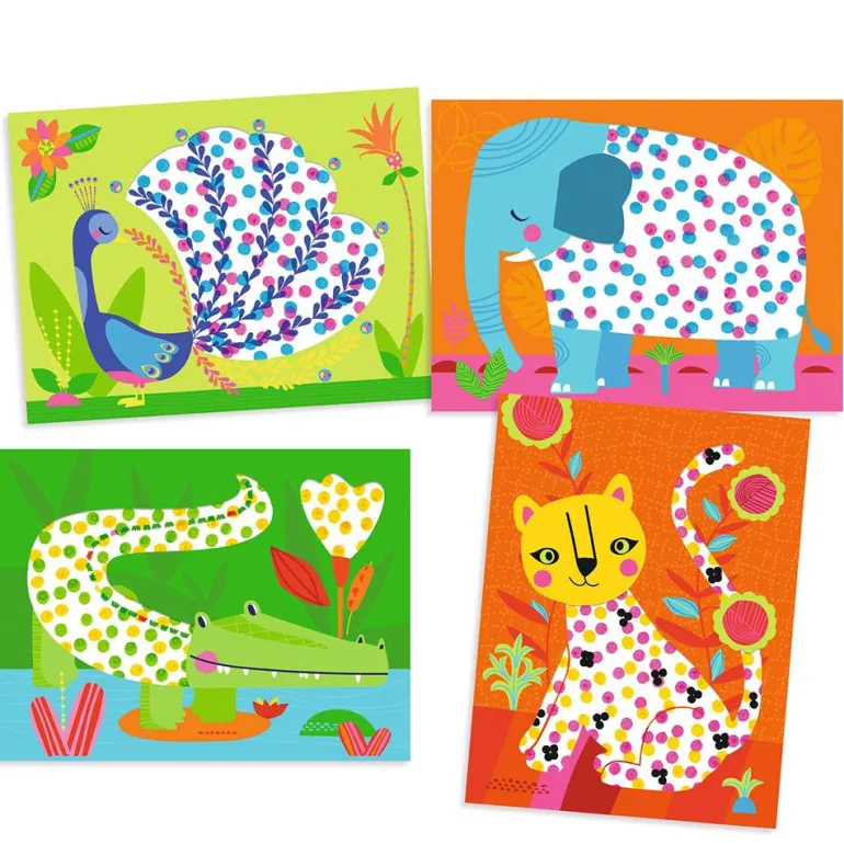 Set para colorear con puntos ¡Y punto pelota!