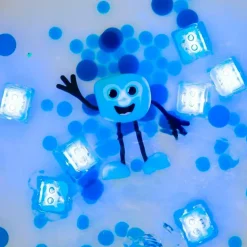 Set personaje Blair y 2 cubos azules con luz Glo Pals