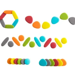 Set piedras junior colores tierra