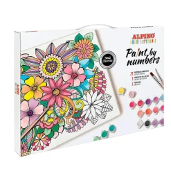 Set pinta por números acrílico 21col. 3ml Color Experience con lienzo