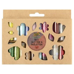 Set purpurina Folia bio 20 frasquitos colores surtidos