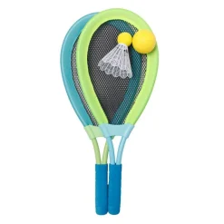 Set raquetas XL con 1 pelota y 1 pelota de bádminton.