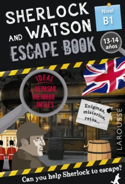 Sherlock & Watson. Escape book para repasar inglés. 13-14 años