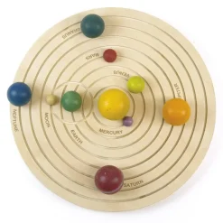 Sistema Solar 3D madera