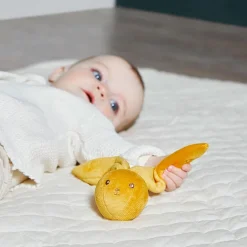 Sonajero pelota conejito ocre