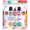 Stabilo set mini pastel love 18 unidades