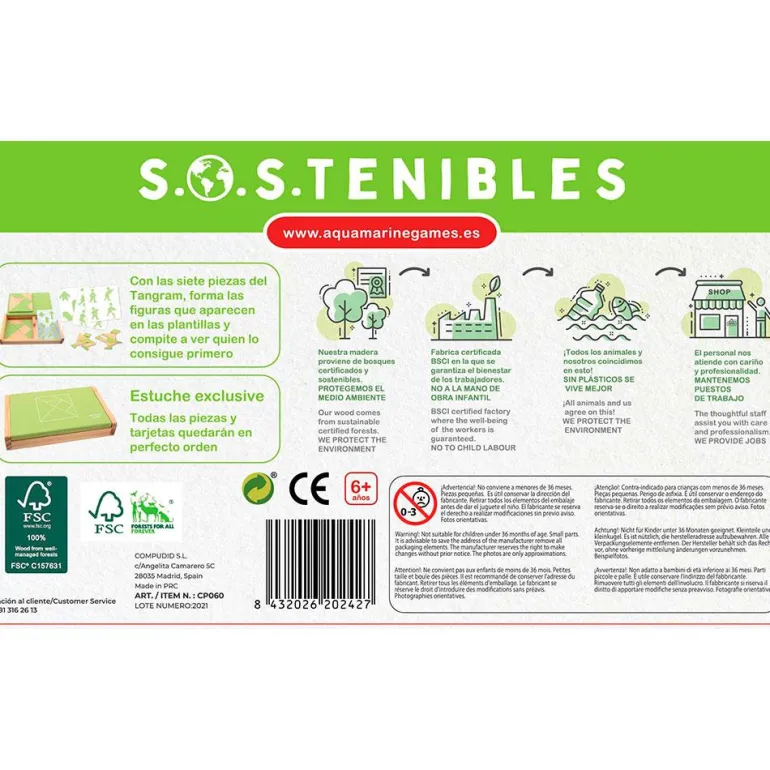 Tangram doble sostenible