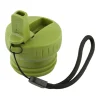 Tapón con boquilla verde para botella inox 350ml y 500ml