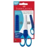 Tijeras escolares Grip azul Faber Castell