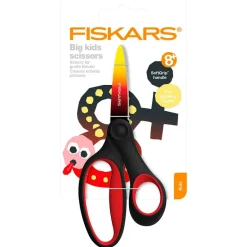 Tijeras softgrip 15cm. rojo y negro Fiskars