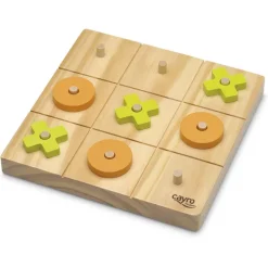 Tres en raya de madera