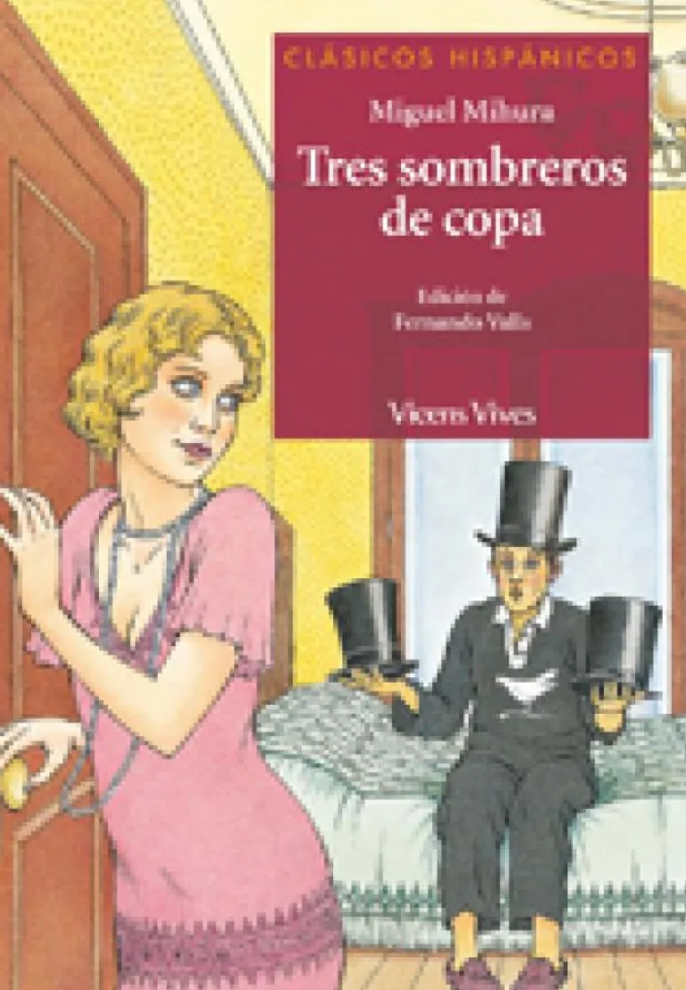 Tres sombreros de copa.