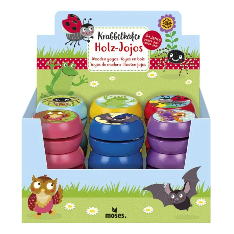 Yoyo madera animalitos